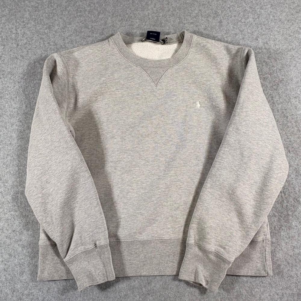Ralph Lauren Heather Gray Crewneck Sweatshirt